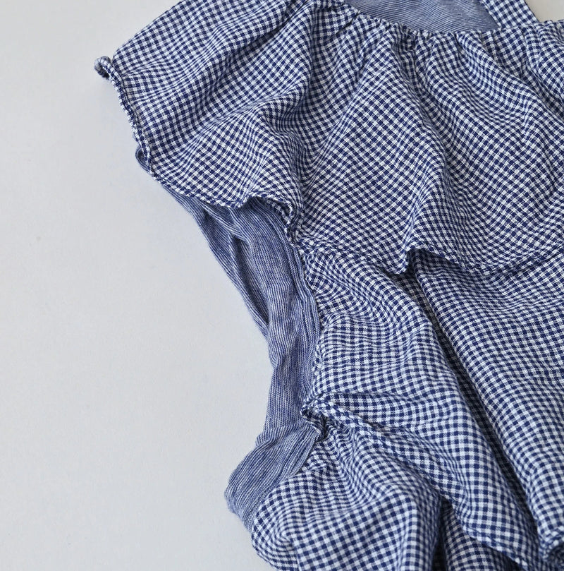 45R Plain Weave x Jersey Frilled Camisole - Image 15