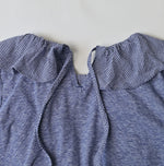 45R Plain Weave x Jersey Frilled Camisole