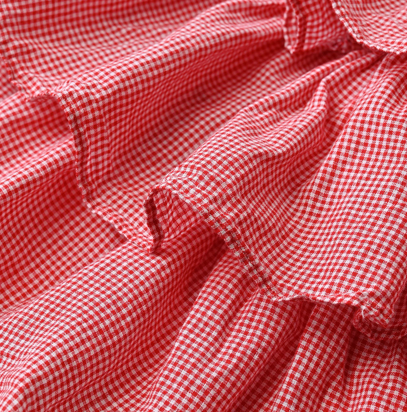 45R Plain Weave x Jersey Frilled Skirt - Image 17
