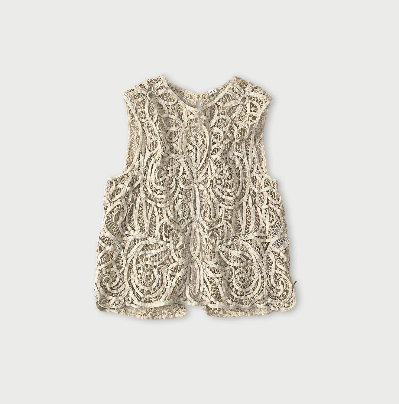 45R Linen Ribbon Batten Lace Camisole - Image 1