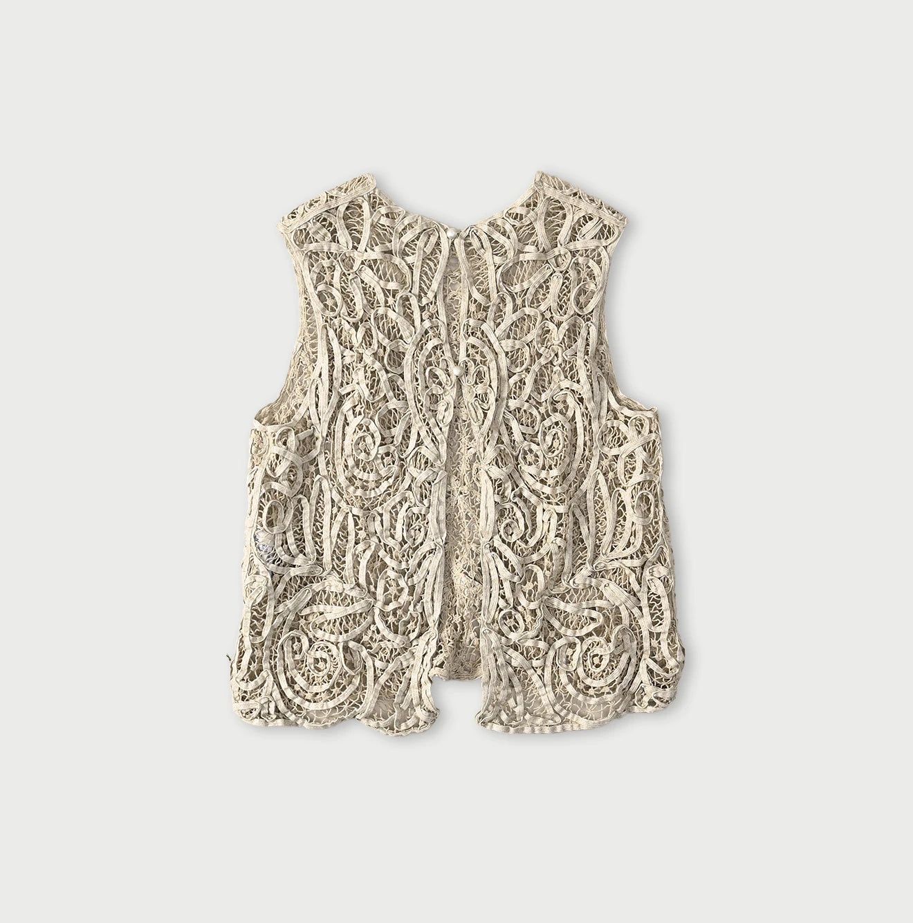 45R Linen Ribbon Batten Lace Camisole - Image 12