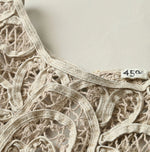 45R Linen Ribbon Batten Lace Camisole