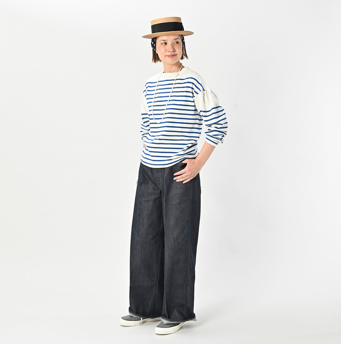 45R Basque Puff Sleeve T-shirt