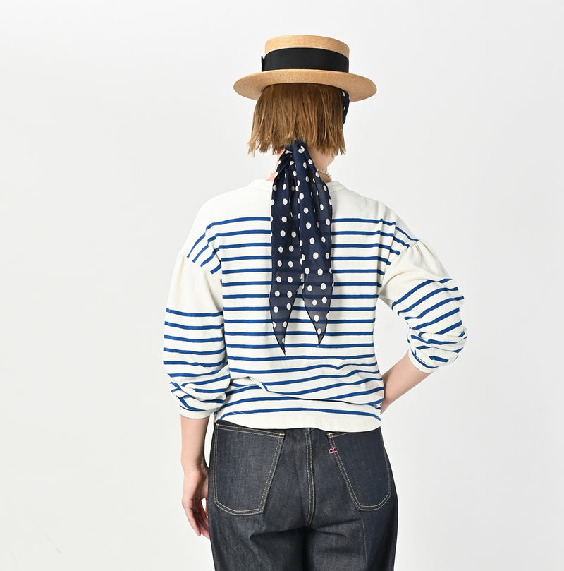 45R Basque Puff Sleeve T-shirt - Image 5