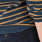 45R Indigo Kageironando Basque Puff Sleeve T-shirt
