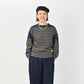 45R Indigo Kageironando Basque Puff Sleeve T-shirt