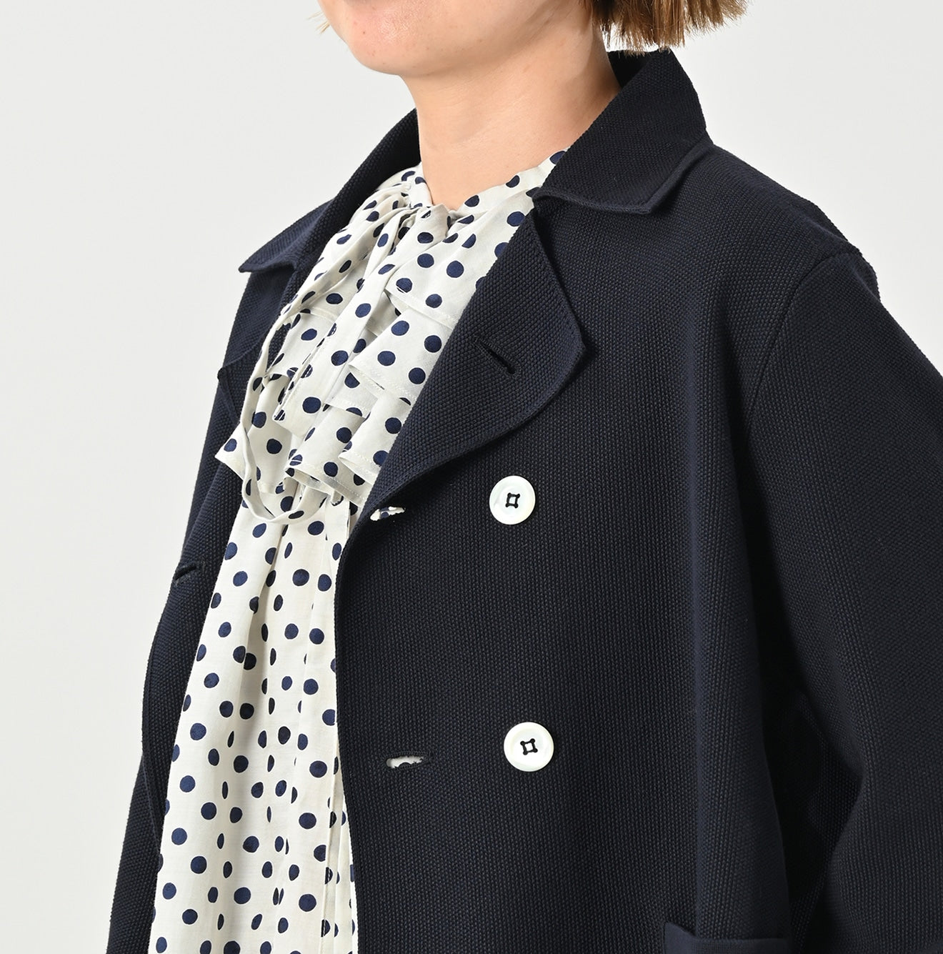 Pique Knit-sewn Jacket | 45R Official Online Store – 45R GLOBAL
