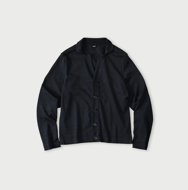 45R Indigo 30/2 Supima Knit Sew Cardigan