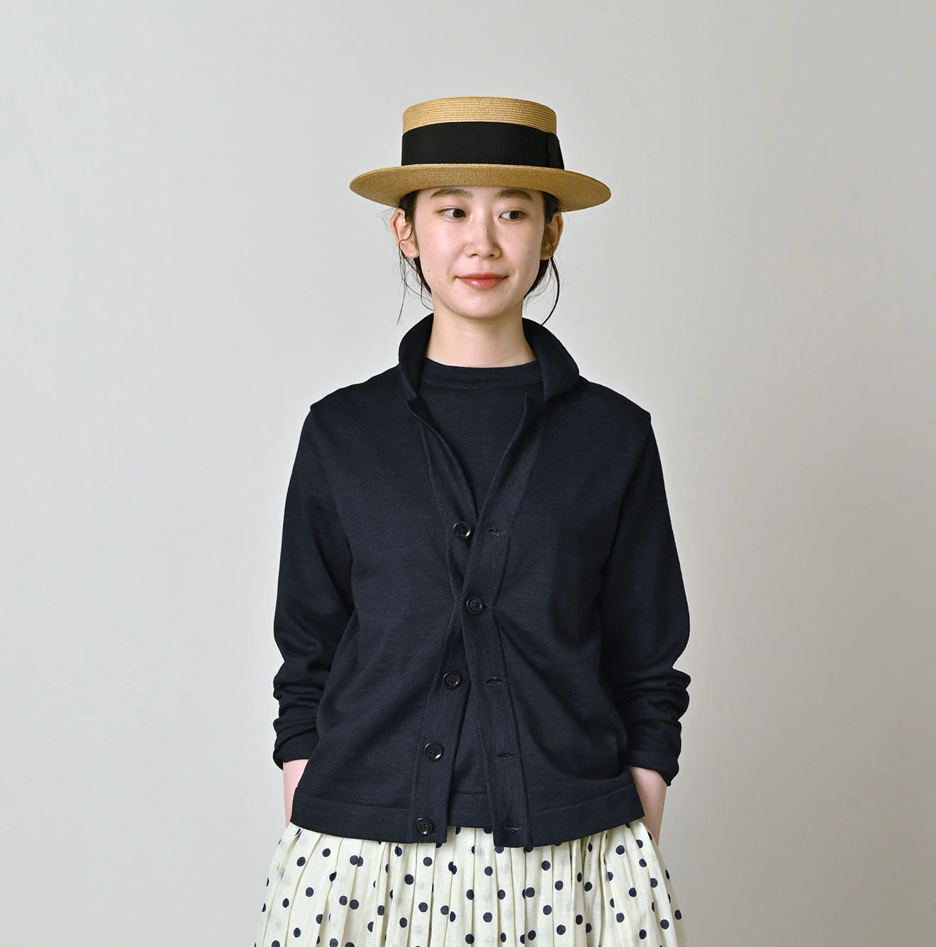 45R Indigo 30/2 Supima Knit Sew Cardigan - Image 3
