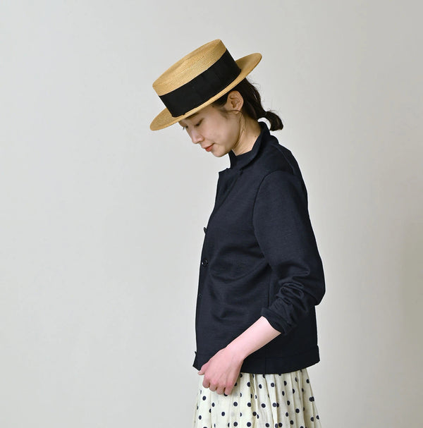45R Indigo 30/2 Supima Knit Sew Cardigan