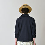 45R Indigo 30/2 Supima Knit Sew Cardigan
