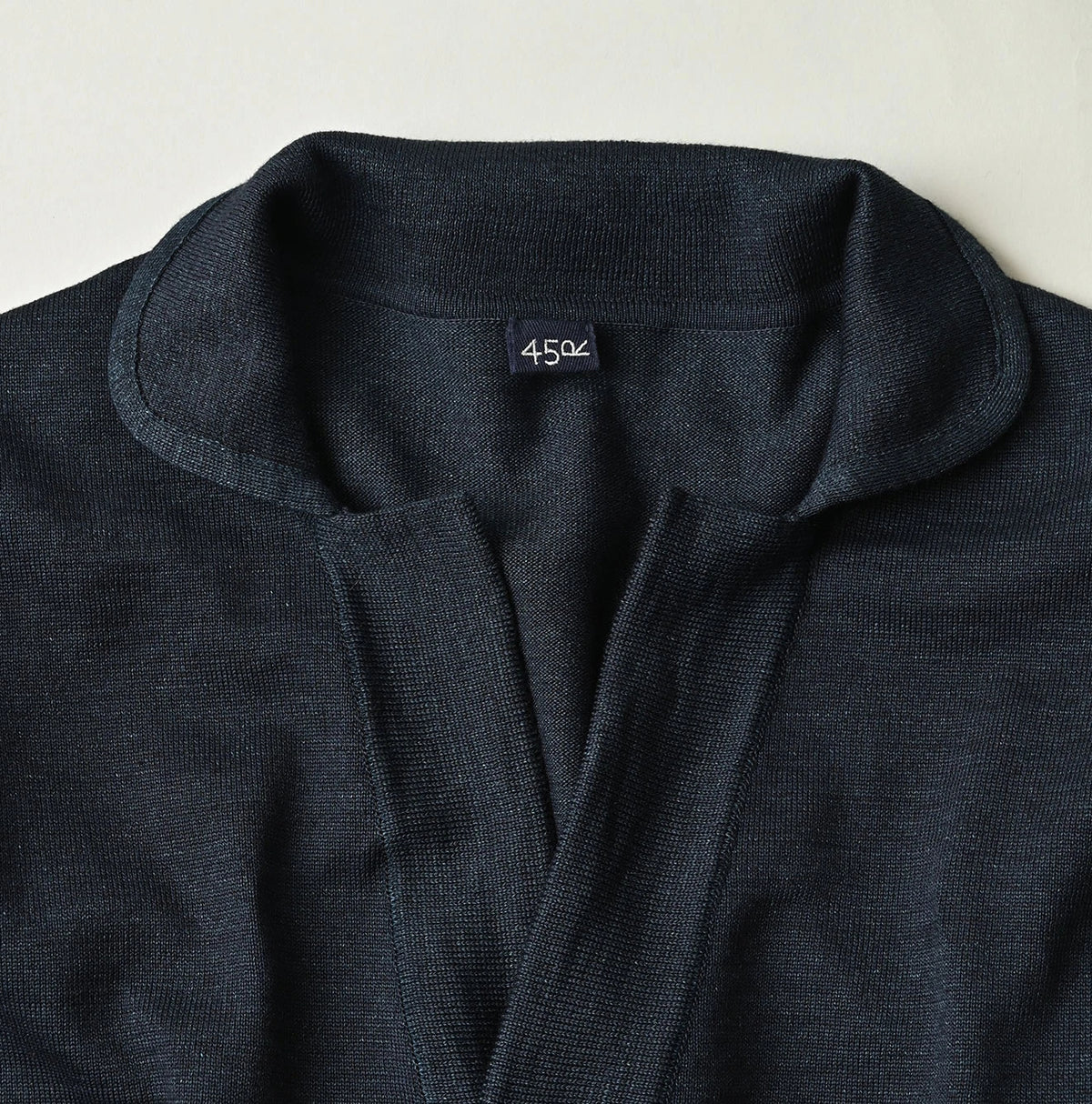 45R Indigo 30/2 Supima Knit Sew Cardigan