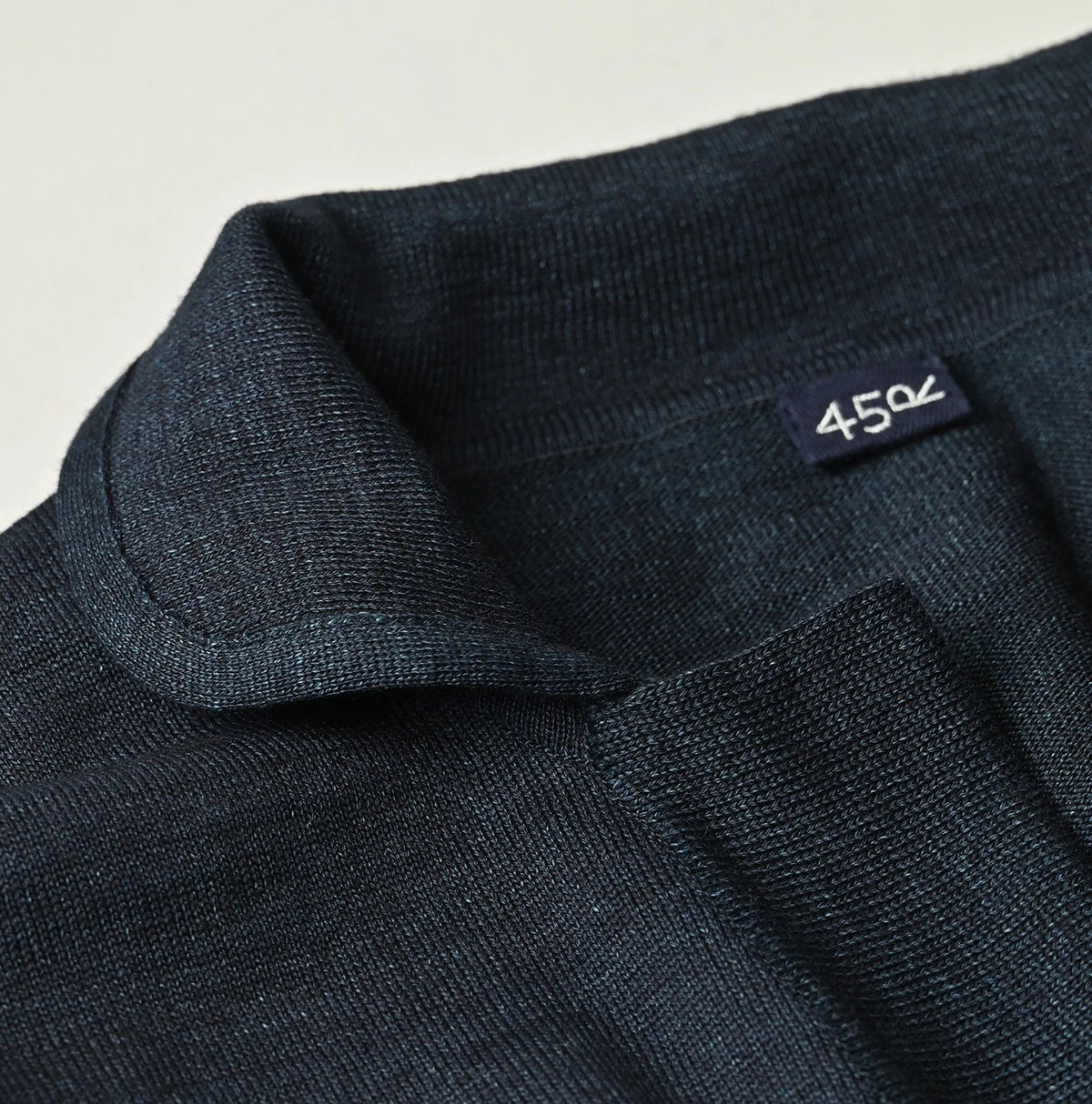 45R Indigo 30/2 Supima Knit Sew Cardigan