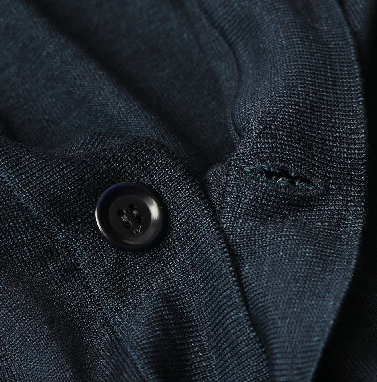 45R Indigo 30/2 Supima Knit Sew Cardigan - Image 14