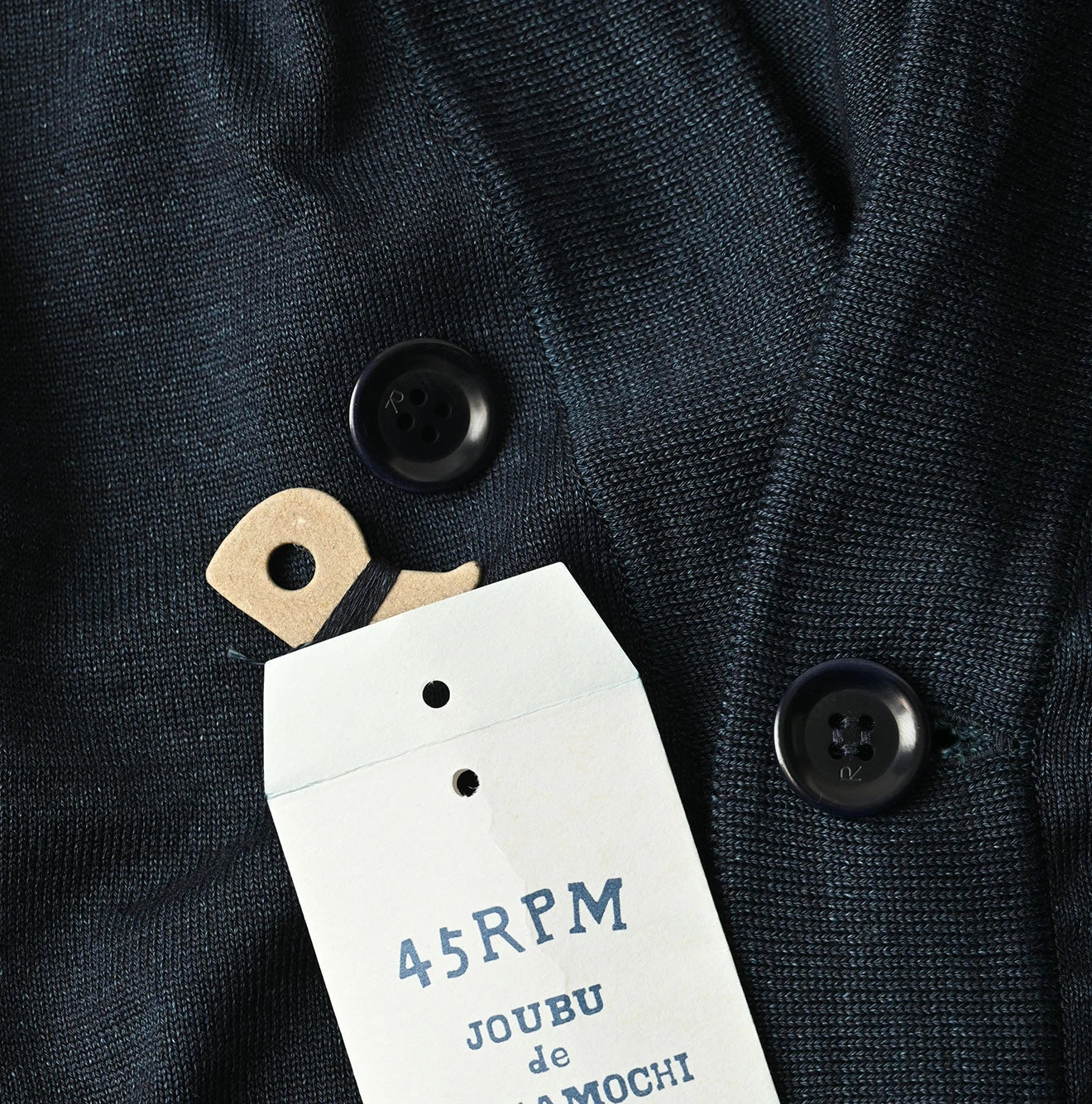 45R Indigo 30/2 Supima Knit Sew Cardigan