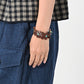 45R Leather Flower Bracelet