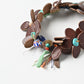 45R Leather Flower Bracelet
