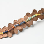 45R Leather Flower Bracelet