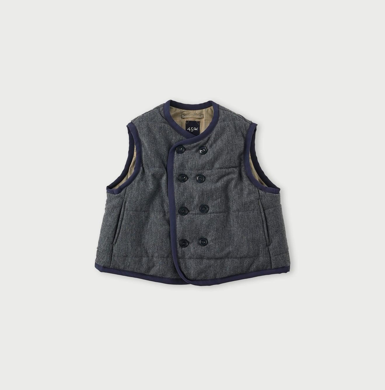 Jersey Flannel Reversible Quilt Vest - 45R by 45rpm studio - Image 1