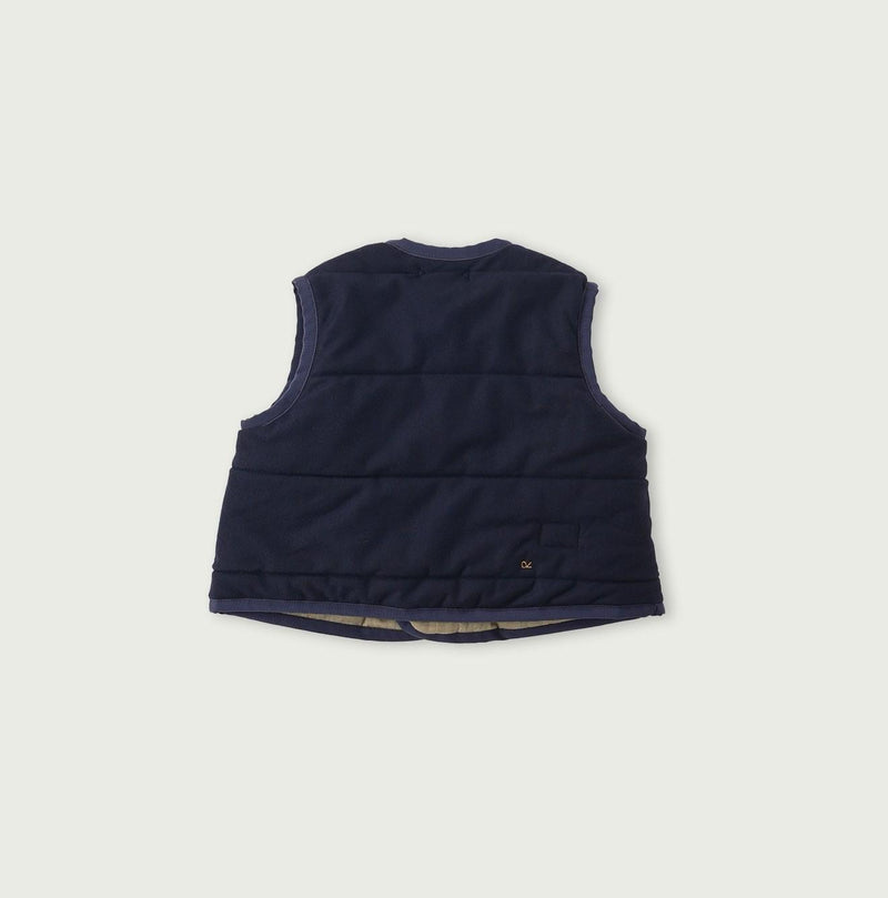 Jersey Flannel Reversible Quilt Vest - 45R by 45rpm studio