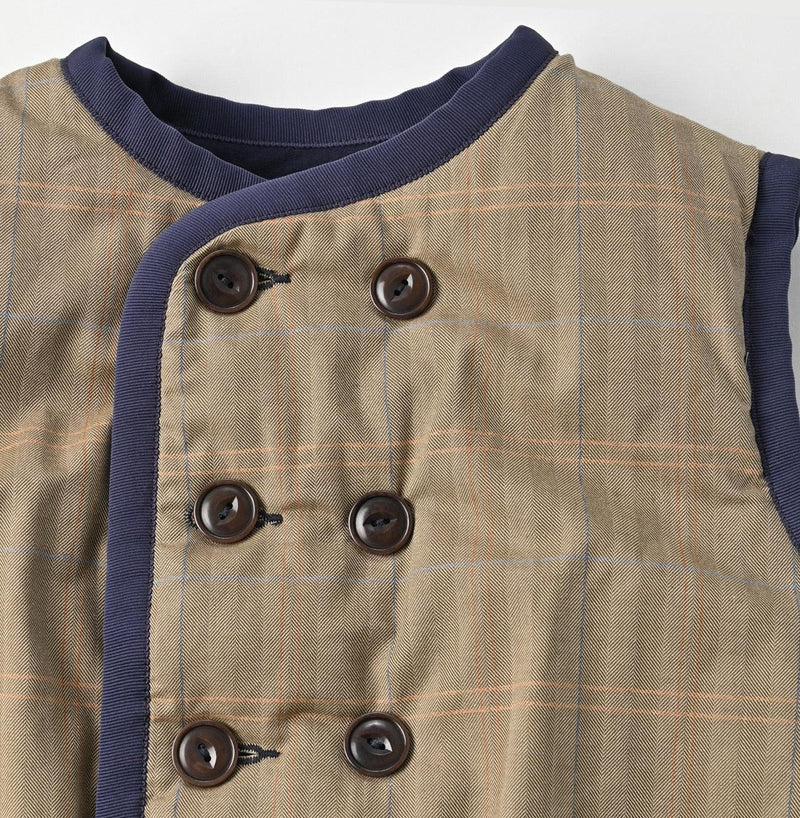 Jersey Flannel Reversible Quilt Vest - 45R by 45rpm studio