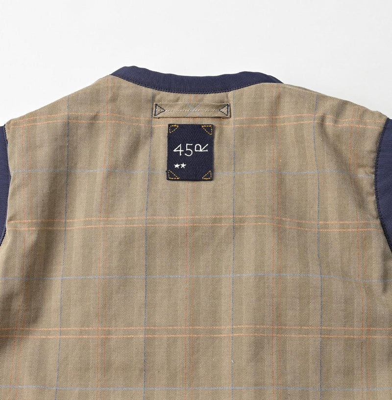 Jersey Flannel Reversible Quilt Vest - 45R by 45rpm studio