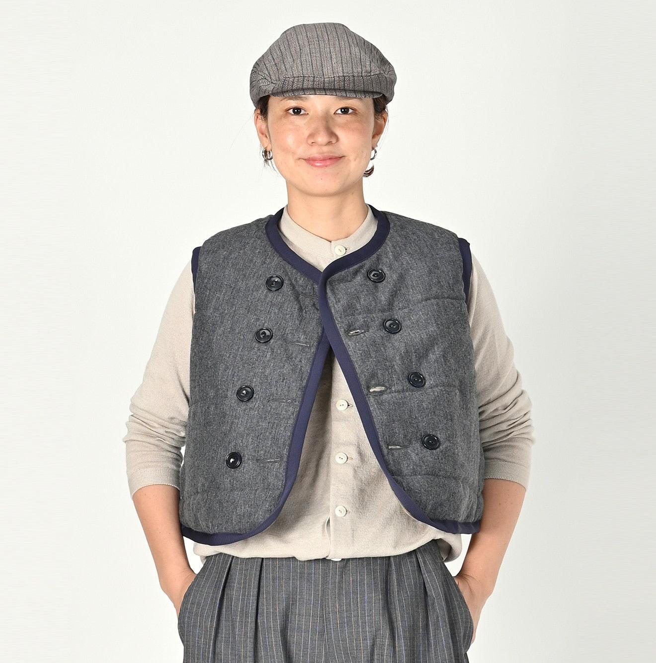 Jersey Flannel Reversible Quilt Vest - 45R by 45rpm studio - Image 2