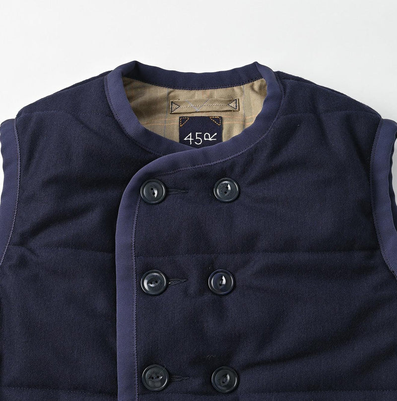 Jersey Flannel Reversible Quilt Vest - 45R by 45rpm studio