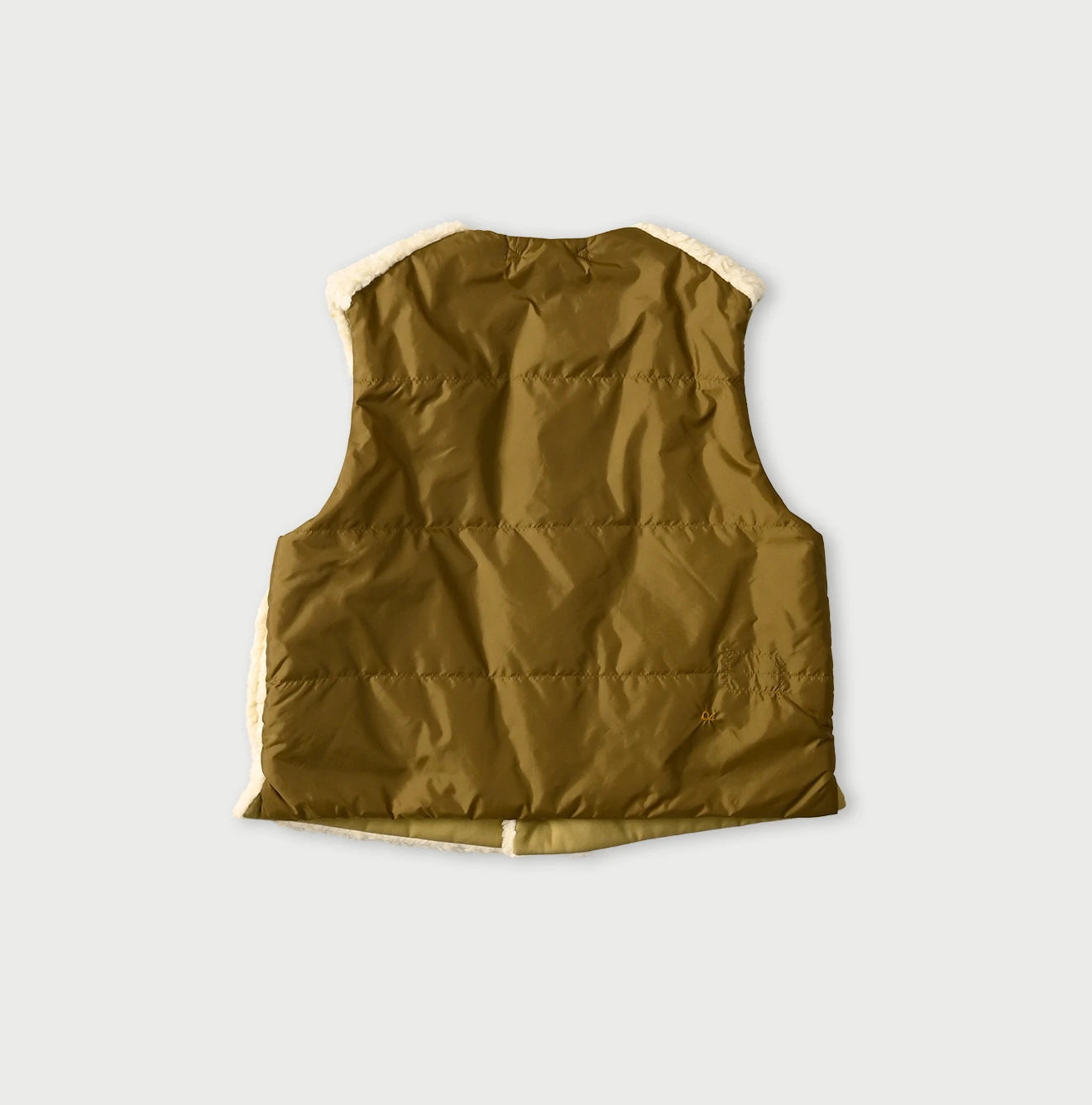45R Wool Boa x Nylon Vest - Image 20