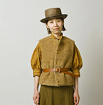 45R Wool Boa x Nylon Vest