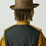 45R Wool Boa x Nylon Vest