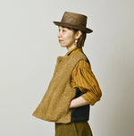 45R Wool Boa x Nylon Vest
