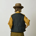 45R Wool Boa x Nylon Vest
