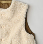 45R Wool Boa x Nylon Vest