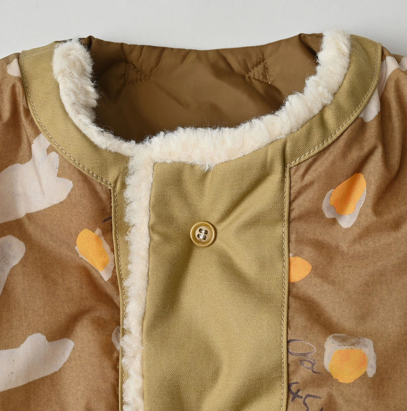 45R Wool Boa x Nylon Vest - Image 26