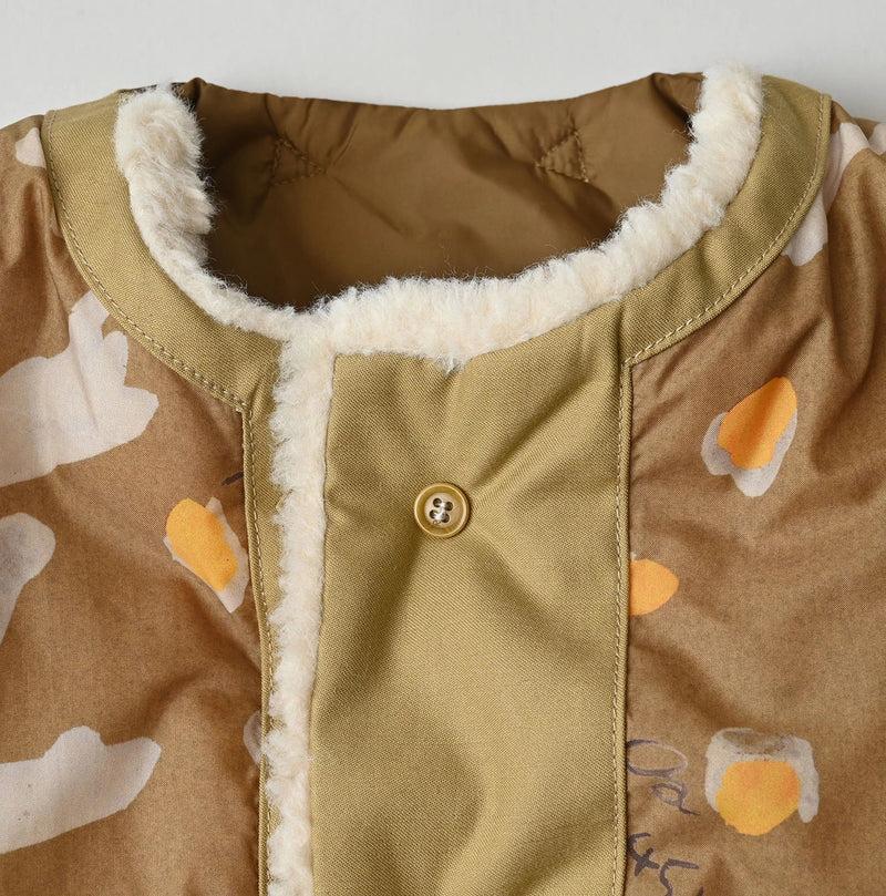 45R Wool Boa x Nylon Vest - Image 26
