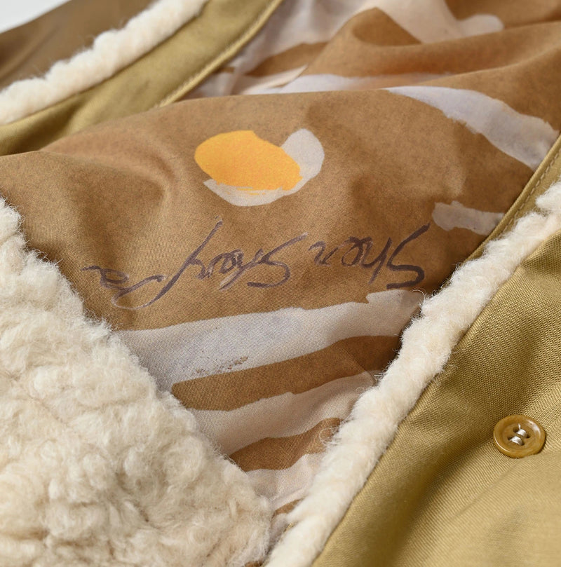 45R Wool Boa x Nylon Vest - Image 29