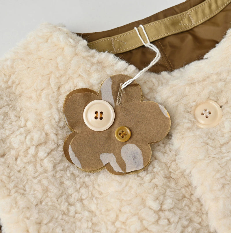 45R Wool Boa x Nylon Vest - Image 32