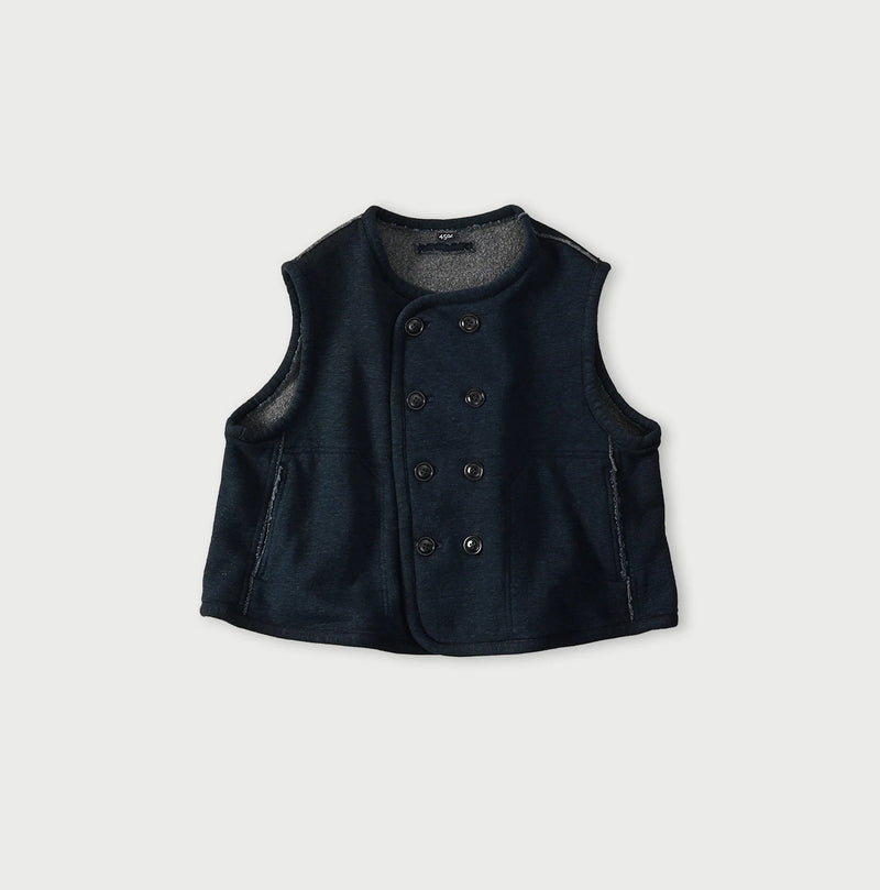 45R Hokkaido Cotton Fleece Mini Vest - Image 1