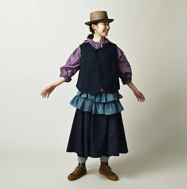 45R Hokkaido Cotton Fleece Mini Vest