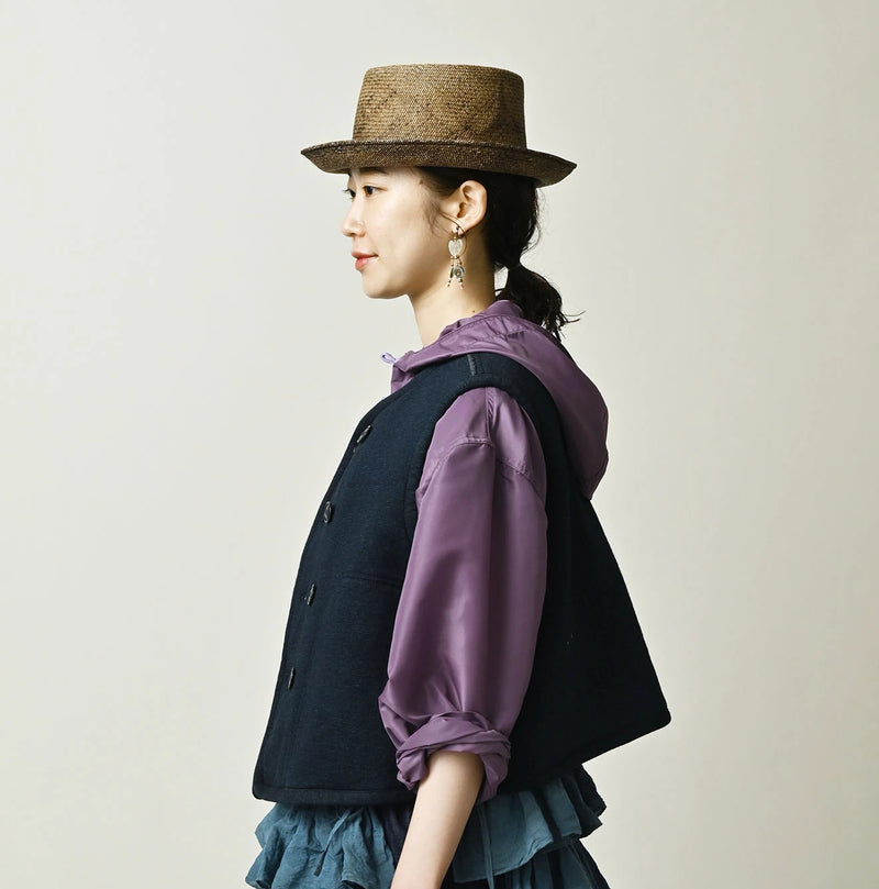 45R Hokkaido Cotton Fleece Mini Vest - Image 4