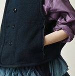 45R Hokkaido Cotton Fleece Mini Vest