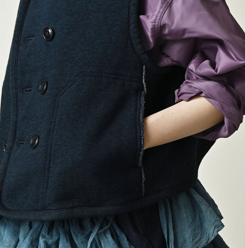45R Hokkaido Cotton Fleece Mini Vest - Image 7