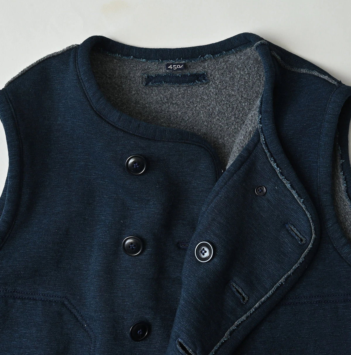 45R Hokkaido Cotton Fleece Mini Vest