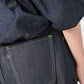 45R 45 Petit Denim Puff Sleeve Blouse