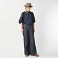 45R 45 Petit Denim Puff Sleeve Blouse