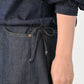 45R 45 Petit Denim Puff Sleeve Blouse