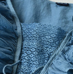 45R Ai Indigo Feather Khadi Silk Frill de T-shirt