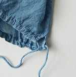 45R Ai Indigo Feather Khadi Silk Frill de T-shirt