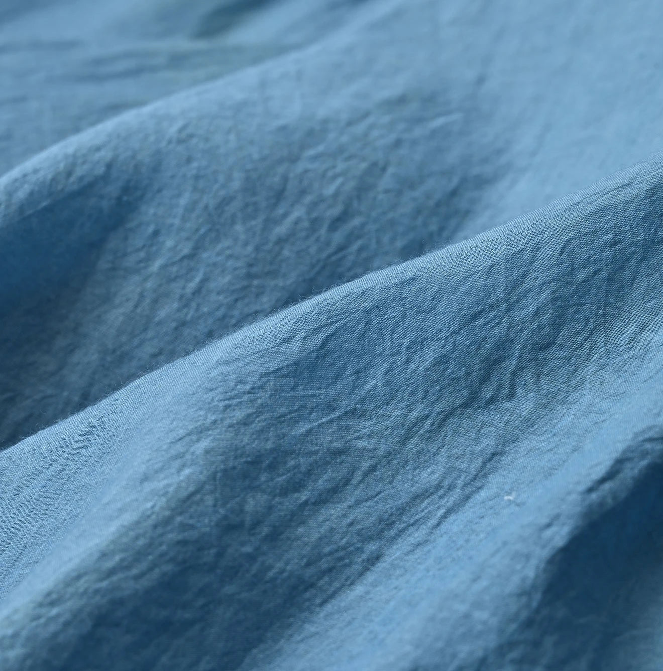 45R Ai Indigo Feather Khadi Silk Frill de T-shirt